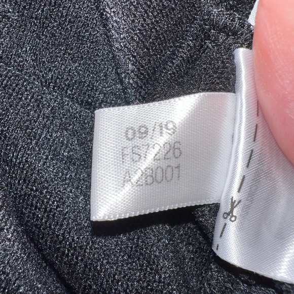 Adidas ORIGINAL Women’s Logo Track Pants Size Small Black/Gold - Picture 12 of 13